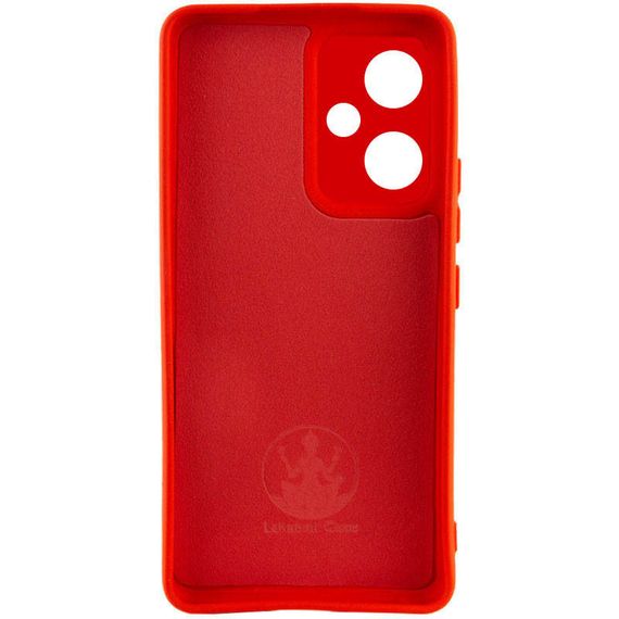 Чехол Silicone Cover Lakshmi Full Camera (A) для Xiaomi Redmi 12 Full camera, Червоний / Red, ТПУ (термопластичний поліуретан) | Зображення 1