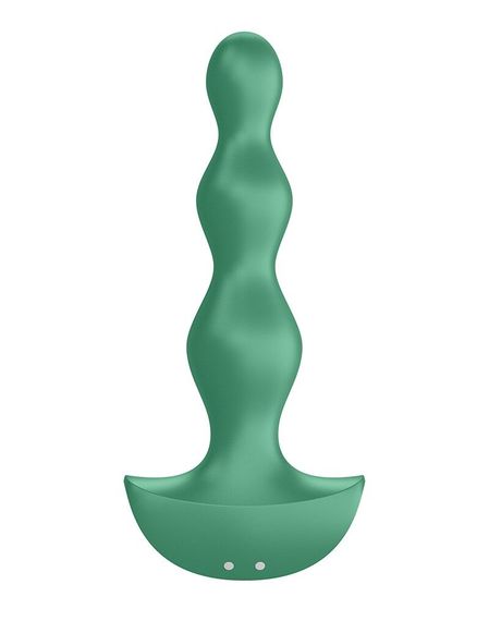 Анальный стимулятор-бусины с двумя моторами Satisfyer Lolli-Plug 2 Green | Зображення 4