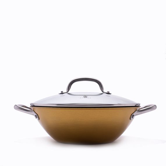 Сковорода ВОК Gipfel Select Orange GP-2146 28 см оранжевая | Зображення 1