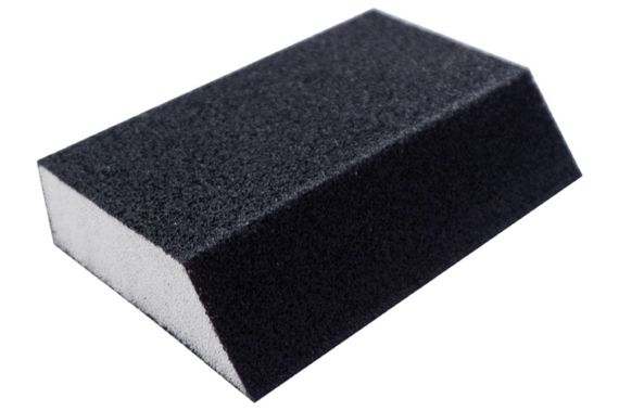 Губка шлифовальная Intertool - 110 x 75 x 25 мм x P240 трапеция (HT-0824)