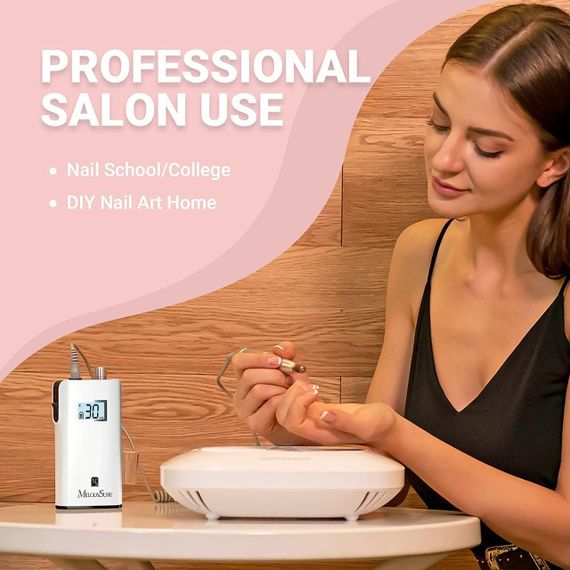 Акумуляторний фрезер для манікюру, 30000 об/хв, портативна електрична електронна пилка | Зображення 3