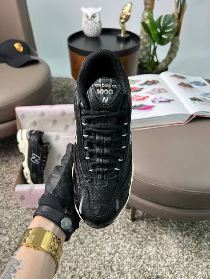 Мужские кроссовки New 1000 Black White  весна / літо / осінь А3626 43 27.5 см | Зображення 5
