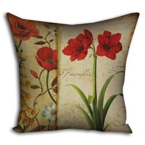 Подушка габардинова з принтом Amaryllis 30x30 (3P_PW044)