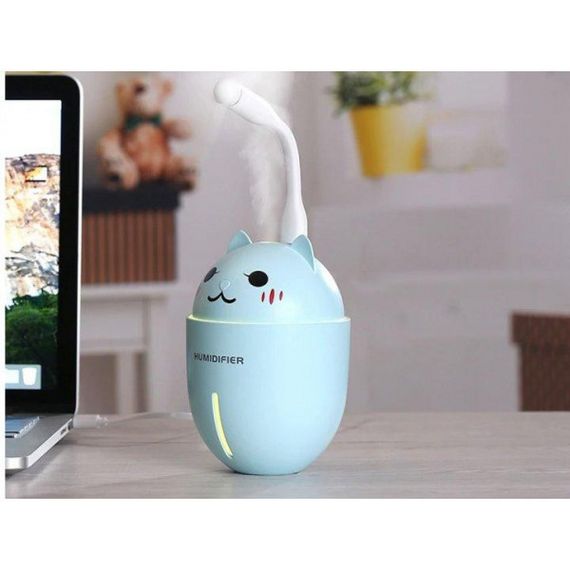 Зволожувач повітря Humidifier Нічник Котик 320 мл USB ультразвуковий | Зображення 2