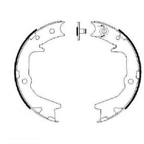 Тормозные колодки Bosch задние MITSUBISHI Galant/Lancer/Outlander 92 0986487683
