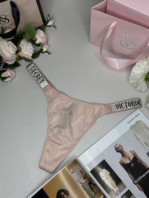 Труси жіночі Victoria's Secret Very Sexy Thongs Pink wu077-3