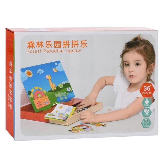 Деревянная развивающая игрушка Дощечка MD 1852-1 магнитная для рисования | Зображення 1