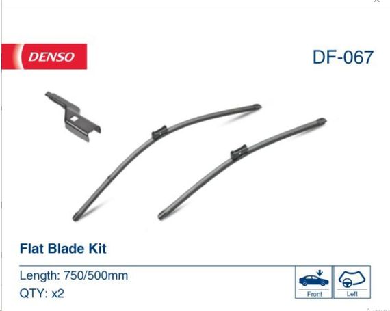 DF-067 DENSO - Комплект склоочисників Flat Blade Kit 750 / 500 мм