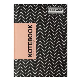 Нотатник INSOLITO А5 96л. BM.24511102-46 BUROMAX клітина, тв. картонна обкладинка, персикова (4823078996848)