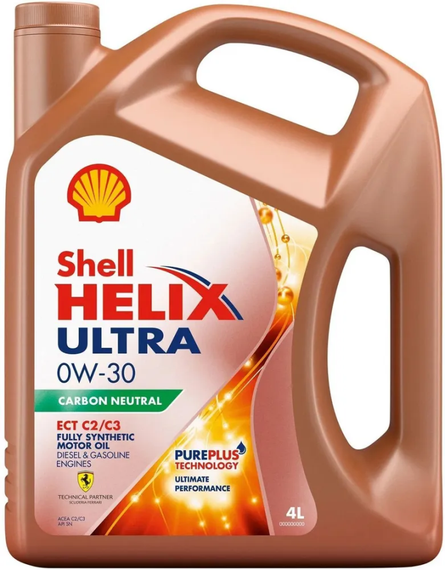 Моторна олива Shell Helix Ultra ECT C2/C3 0W-30 4л.