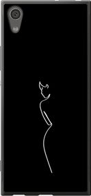 Чехол на Sony Xperia XA1 G3112 Силуэт1 "4590u-964-17620"