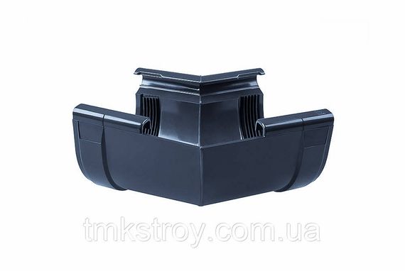Угол внутренний 135° для желоба водосточной системы Profil (Профиль) 130/100, Графит