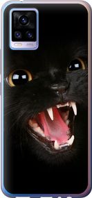 Чехол на Vivo V20 Чёрная кошка "932u-2127-17620"