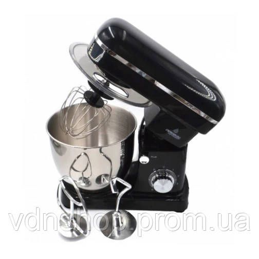 Кухонний комбайн Crownberg CB-3405 2200 Вт, Планетарний тістоміс з чашею на 5л і 6 швидкостей AP-66