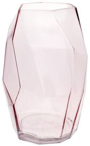 Кількість: Ваза настільна скляна Iceberg pink 28х18см