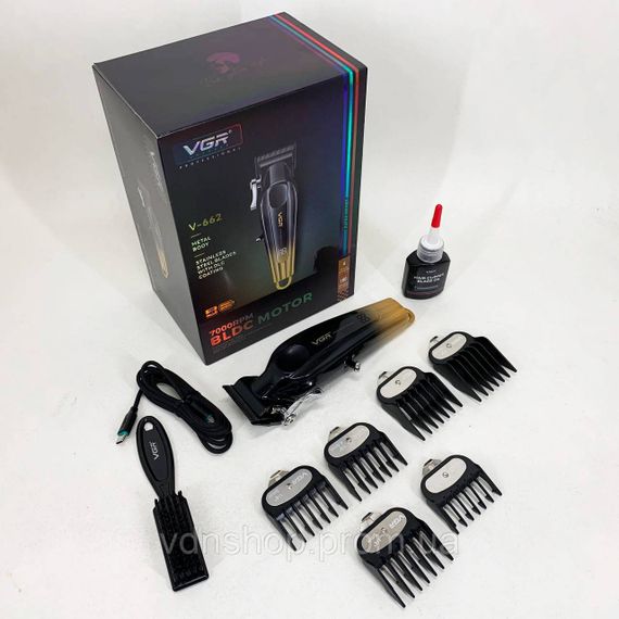 Модная машинка для стрижки волос VGR V-662, Машинка для стрижки волос с регулируемой длиной ZF-35 | Зображення 7