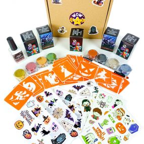 Набір для біо-тату "Wow Box Хелловін для 5 дітей" wow-box-halloween-5