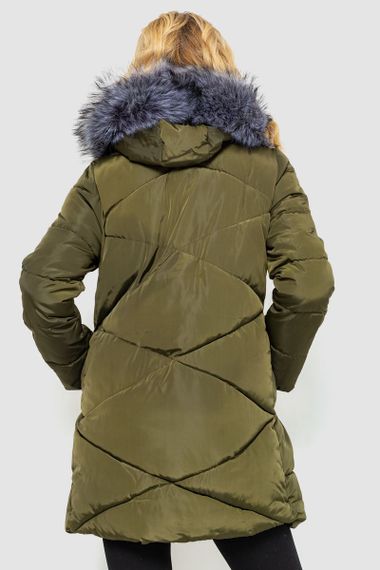 Куртка жіноча, колір хакі, 235R17007 | Зображення 3