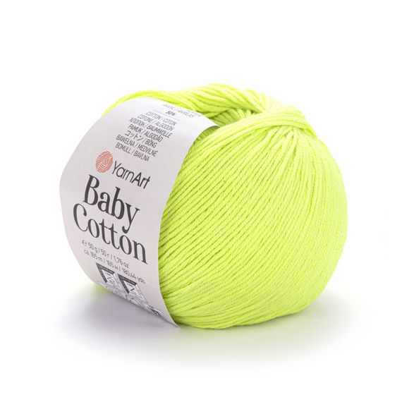 Пряжа YarnArt Baby Cotton No 430 (Ярнарт Бебі Коттон) 50 г / 165 м напівбавовна для дитячих речей та іграшок амігурумі