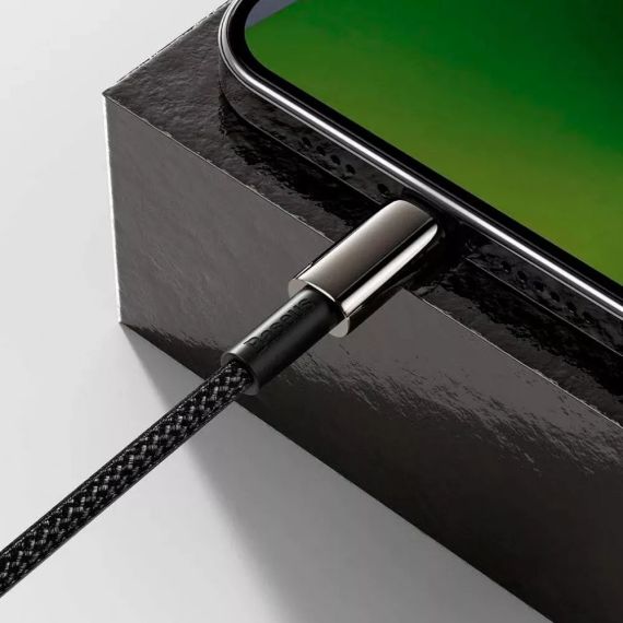 Кабель Baseus Tungsten Gold Fast Charging Lightning 2.4A (2m) | Зображення 3