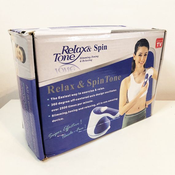 Комплект: масажер для тіла Relax and Spin Tone + масажер міостімулятор пояс для IQ-859 схуднення AbGymnic | Зображення 2
