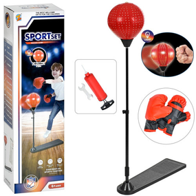 Боксерський набір груша на стійці з рукавичками Sport set