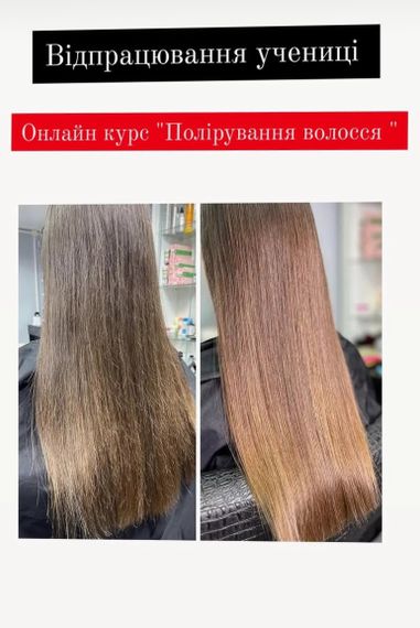 Онлайн , базовый курс по лечению волос "Полировка волос" 5 уроков | Зображення 1