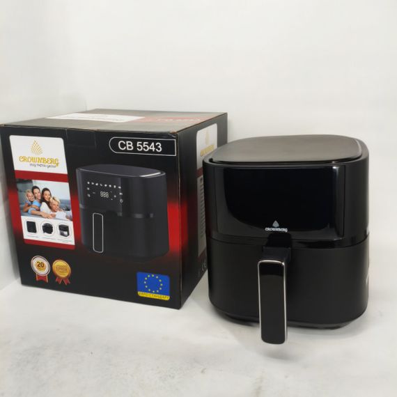 Електрична мультипіч Crownberg CB-5543 1500Вт 4л, Фритюрниця для приготування без олії HK-75 | Зображення 6