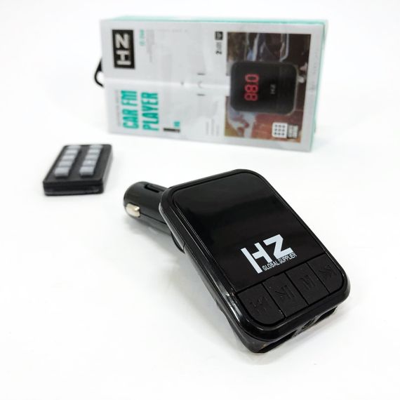Fm трансмітер в машину HZ H6-12-24V, Трансмітер для машини в прикурювач Перехідник машину для музики HQ-82 | Зображення 6
