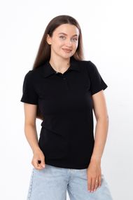 Футболка-поло жіноча Носи своє 48 Чорний (p-5062-166050)