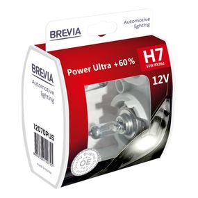 Автолампа BREVIA H7 12V 55W PX26d Power Ultra+60% S2 ГАЛОГЕН 12070PUS