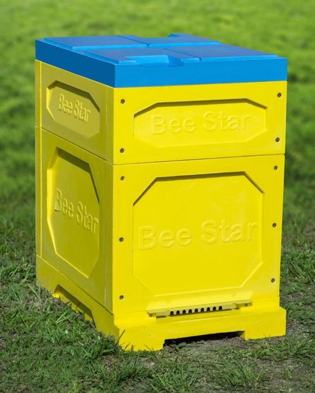 Улей ППУ «BeeStar» 8 рамок Дадан+магазин или 12 Украинских рамок — цветной | Зображення 2