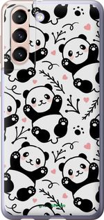 Чохол на Samsung Galaxy S21 Панди "4318u-2114-2448"