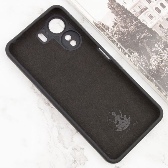 Чехол Silicone Cover Lakshmi Full Camera (AA) для Oppo A60 4G Черный / Black | Зображення 2