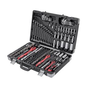 Професійний набір інструментів 1/4", 3/8", 1/2", 176 од. INTERTOOL ET-7176