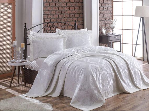 Покривало Gardines  240х260 см  Ezgi Кремовий