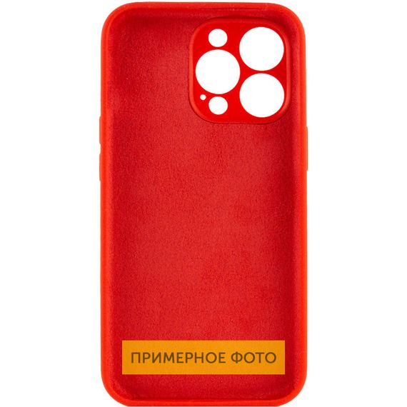 Чохол Silicone Case Full Camera Protective (AA) NO LOGO для Apple iPhone 16 Plus (6.7") Червоний / Red | Зображення 1