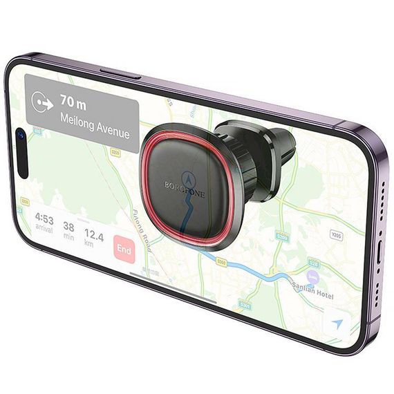 Автотримач Borofone BH124 Roman Black / Red | Зображення 4