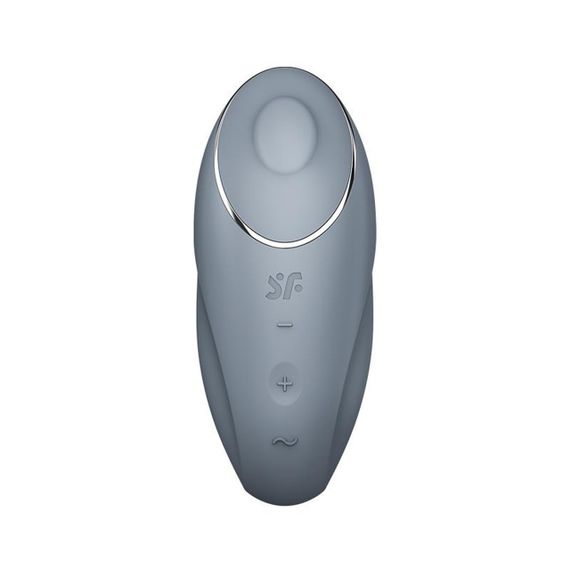 Клиторальный стимулятор - Satisfyer Tap & Climax 1 Bluegrey Sex Aura | Зображення 1