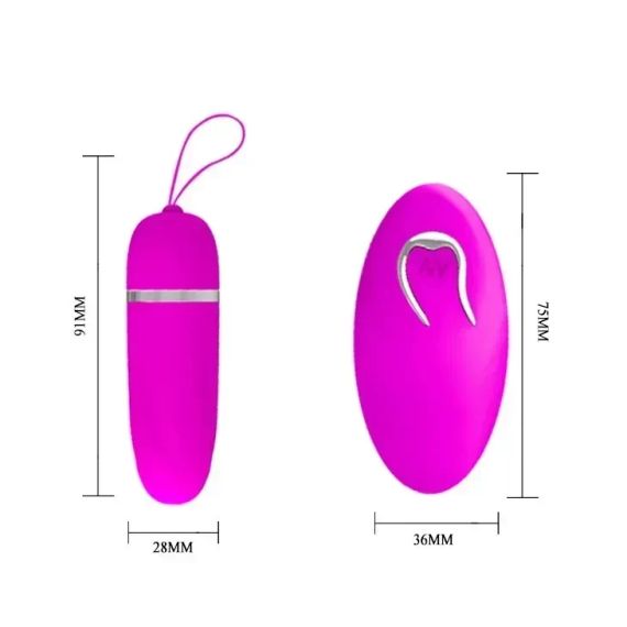 Вибропуля с пультом управления PRETTY LOVE DEBBY 12 functions Sex Aura | Зображення 6