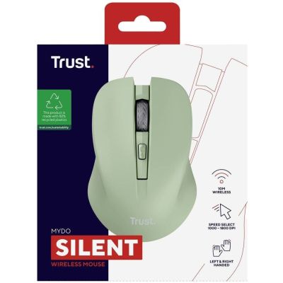 Мышка Trust Mydo Silent Wireless Green (25042) | Зображення 8