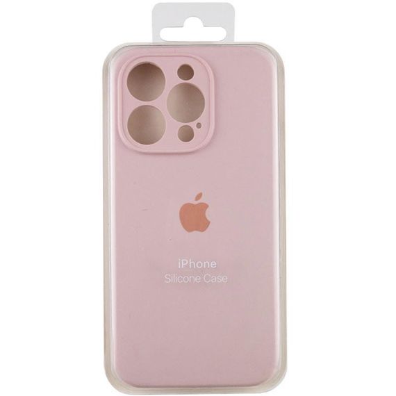 Чохол Silicone Case Full Camera Protective (AA) для Apple iPhone 13 Pro (6.1") Рожевий / Chalk Pink | Зображення 6