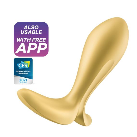 Анальна смарт-пробка з вібрацією Satisfyer Intensity Plug Gold sexstyle