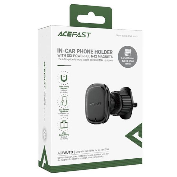 Автотримач Acefast D34 Black | Зображення 1