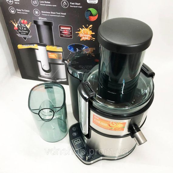 Соковыжималка профи, Сокоотжимной аппарат, Шнековая соковыжималка сок из моркови Мощная DY-11 | Зображення 3