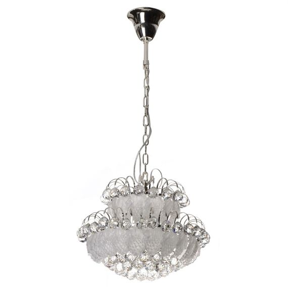 Люстра подвесная хрустальная с подсветкой LED E14 40W SL (BCL-396S/6)