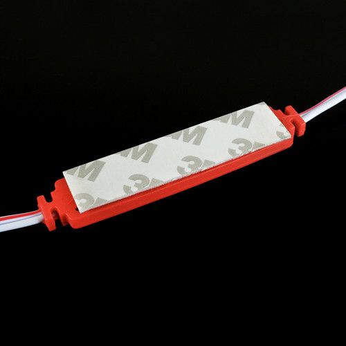 Светодиодный модуль BRT XG191 5630-3 led W 1,5W RED, 12В, IP65 красный с линзой полусфера | Зображення 2