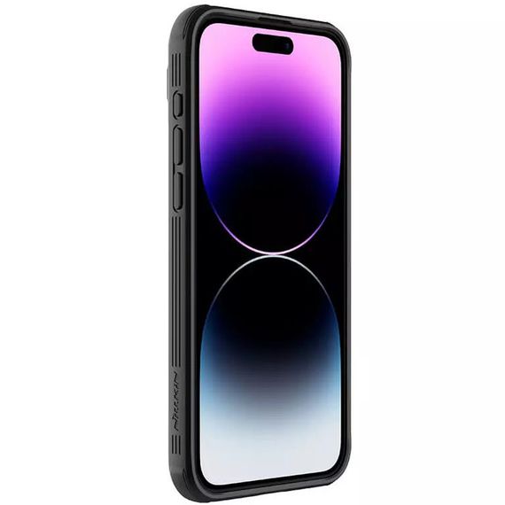 Карбонова накладка Nillkin CamShield Pro Magnetic для Apple iPhone 15 Pro Max (6.7") Black | Зображення 3