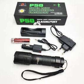 Мощный карманный фонарик Bailong BL-8900-P50 | Ручной фонарик led | Тактические фонари ZV-862 для охоты
