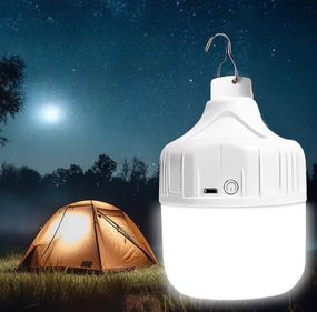 Яскравий кемпінговий ліхтар, лампа LED світлодіодний 5V 40W з потужним акумулятором